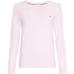 Tommy Hilfiger Heritage V-Neck Jumper - Cradle Pink