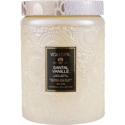 Voluspa Santal Vanille Large Cream Bougie Parfumée