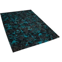 Beliani Atalan Turquoise, Blue, Multicolour 140x200cm