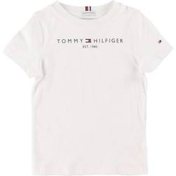 Tommy Hilfiger Essential Organic Cotton Logo T-shirt - White (KS0KS00210-YBR)