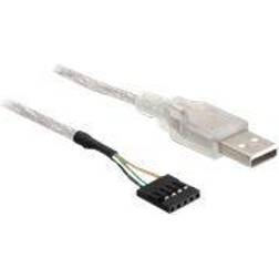 DeLock USB A-5 Pin M-F 0.7m