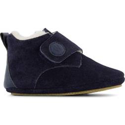 Wheat Angel Wool Indoor Shoe - Navy