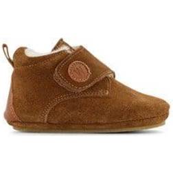 Wheat Taj Wool Indoor Shoe - Cognac