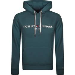 Tommy Hilfiger Logo Hoodie - Blue