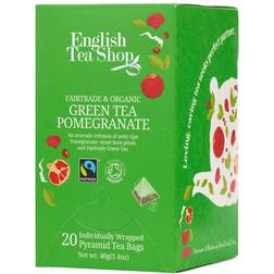 English Tea Shop Green Tea Pomegranate 40g 20pcs