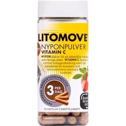 Litomove Nyponpulver Vitamin C 90 stk