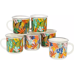 Summer Leaf Mug 38.44cl 6pcs