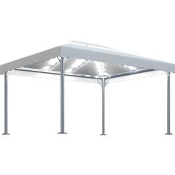 vidaXL Gazebo with String Lights