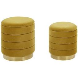 Beliani Garland 2-pack Foot Stool 44cm 2pcs