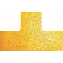 Durable 170004 Marquage De Position Forme -T-Jaune Signal 10 pc (L x L x H) 150 x 100 x 0.7 mm