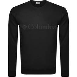 Columbia Logo Fleece Crew - Black Puff Logo