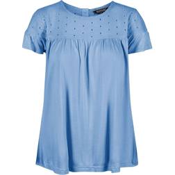 Regatta Abitha Short Sleeved Broiderie T-shirt - Blueskies