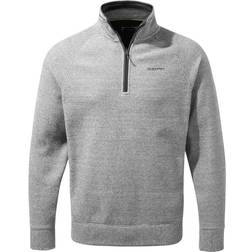 Craghoppers Turo Half Zip Top - Cloud Grey Stripe