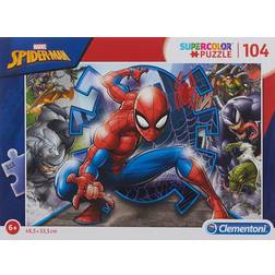 Clementoni Supercolor Puzzle Marvel Spider Man 104 Pieces