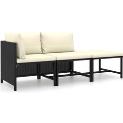 vidaXL 3059778 Lounge-Set, Tisch einschl. 2 Sofas