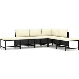 vidaXL 3059789 Loungeset, Bord inkl. 4 Soffor