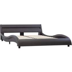 vidaXL Bed Frame with LED 57cm Sängram 160x200cm
