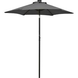 vidaXL Parasol with LED Lights 200cm