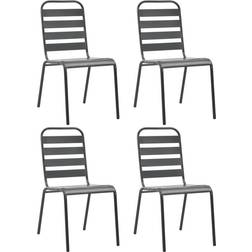 vidaXL 310155 4-pack Silla de jardín para comedor