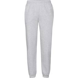 Fruit of the Loom Classic Elasticated Cuff Jog Pants - Heather Grey