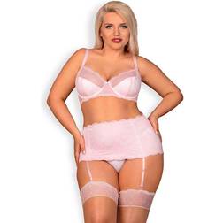 Obsessive Girlly Garter Set & Thong