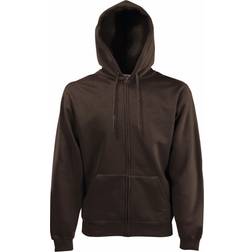 Fruit of the Loom Premium 70/30 Zip-Up Hoodie - Chocolate