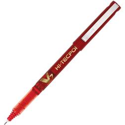 Pilot V7 Hi-Tecpoint Red Rollerball Pen Set of 12