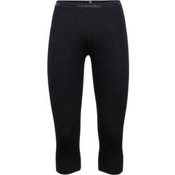 Icebreaker Women's Merino 200 Oasis 3/4 Thermal Leggings - Black