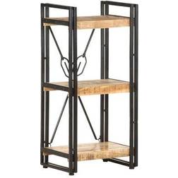 vidaXL Solid Mango Wood Scaffale per libri 80cm