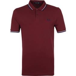 Fred Perry Twin Tipped Polo Shirt - Aubergine