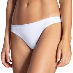 Calida Natural Comfort Thong Wit Katoen - Medium Dames