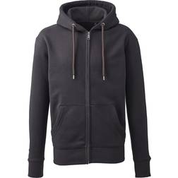 Anthem Organic Full Zip Hoodie - Charcoal