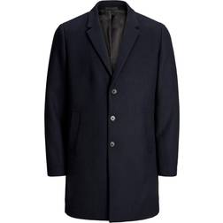 Jack & Jones Moulder Coat - Blue/Dark Navy