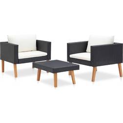 vidaXL 310218 Loungesæt, 1 borde inkl. 2 sofaer