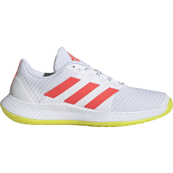 Adidas ForceBounce Handball W - Cloud White/Solar Red/Acid Yellow