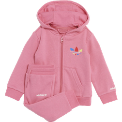 adidas Infant Adicolor Full Zip Hoodie Set - Rose Tone (H25230)