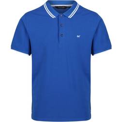 Regatta Talcott II Pique Polo Shirt - Nautical Blue/White
