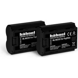 Hähnel Fototechnik HL-W235, 2er Batteria ricaricabile fotocamera sostituisce la batteria originale (camera) NP-W235 7.2 V 2250 mAh