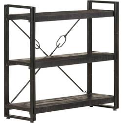 vidaXL 3-Tier Estantería de libros 80cm