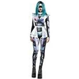 Smiffys Metallic Space Alien Costume