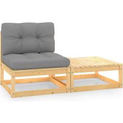 vidaXL 805760 Lounge-Set, Tisch einschl. 1 Sofas