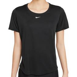 Nike Dri-FIT One Short-Sleeve Top - Black/White - Female