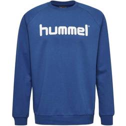 Hummel Felpa Cotton Logo - Bleu