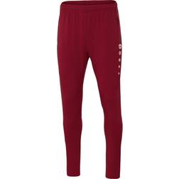 JAKO Premium Training Trousers Unisex - Wine Red