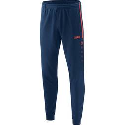 JAKO Competition 2.0 Polyester Pants Unisex - Navy/Flame