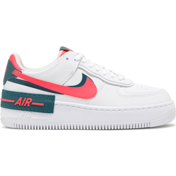 Nike Air Force 1 Shadow W - White/Solar Red/White/Dark Teal Green