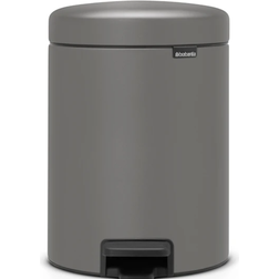 Brabantia Poubelle À Pédale NewIcon 5L Mineral Concrete Grey