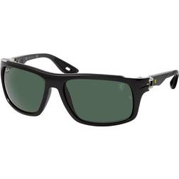 Ray-Ban RB4364M Col. F65071 Unisexe Carré Noir