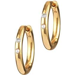 Anni Lu Brigitte Hoops - Gold/Transparent/Pearls