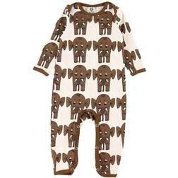Småfolk Elephant Bodysuit - Toasted Coco